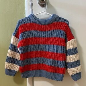 Hanna Andersson Chenille Striped Sweater